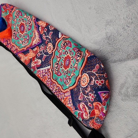 Colorful yoga bag with fish print - Picture 2 of 8